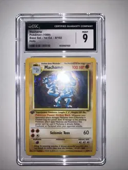Pokemon TCG Machamp Base Set 8/102 1st Edition Holo - Image 2