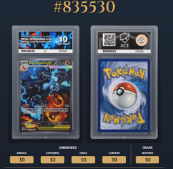 Pokemon Mega Charizard X ex 125/094 Phantasmal Flames Perfect ACE GEM MINT 10 - Image 5