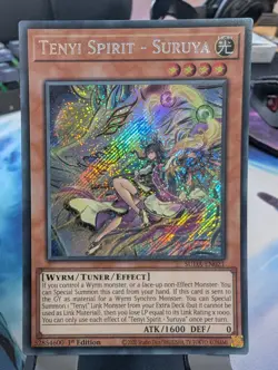 YuGiOh! Tenyi Spirit - Suruya SUDA-EN021 Secret Rare 1st Ed - Image 1