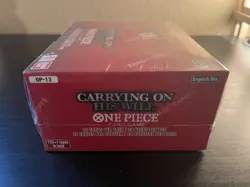 One Piece OP-13 Carrying on His Will Booster Box English Factory Sealed - Image 5
