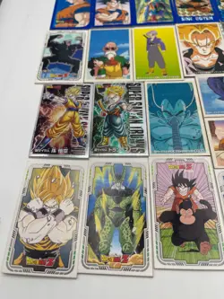 Vintage Dragon Ball Z Prism & Regular Cards Lot – Goku, Gohan, Trunks, Goten, - Image 3