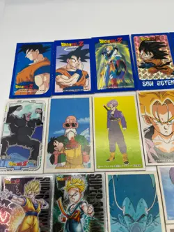 Vintage Dragon Ball Z Prism & Regular Cards Lot – Goku, Gohan, Trunks, Goten, - Image 4