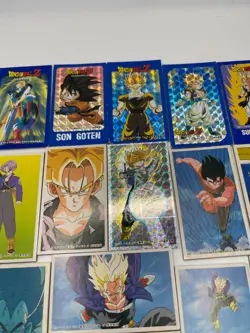 Vintage Dragon Ball Z Prism & Regular Cards Lot – Goku, Gohan, Trunks, Goten, - Image 5