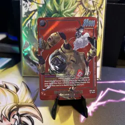 Red Ribbon Robot SB02-060 Alternate Art Manga Booster 02 Dragon Ball Card Englis - Image 1