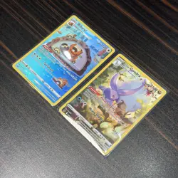 Pokemon TCG 2 Holo Cards Crown Zenith Bibarel GG25 + Goodra GG21 - Image 4