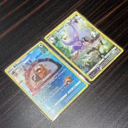 Pokemon TCG 2 Holo Cards Crown Zenith Bibarel GG25 + Goodra GG21 - Image 5