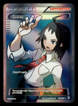 Cheren 148/149 Ultra Rare Boundaries Crossed Pokemon Card - Image 1