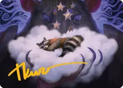 1 x Kitnap (07/54) Art Card - Gold-Stamped Signature - Art Series: Bloomburrow - - Image 1