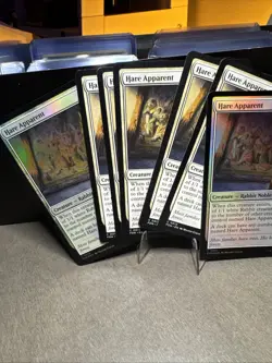 Lot of Seven Hare Apparent, MTGFoundations, Two Foil, 5 Regular, 0015 - Image 1