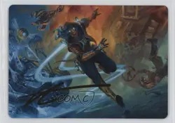 Sita Varma Racer Gold Foil Signature Magic: Aetherdrift Art Series #26 - Image 1