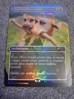 Anointed Procession (1511) Foil / Secret Lair Drop Raining Cats & Dogs SLD - Image 2