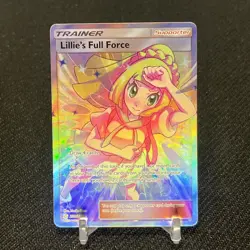 Pokemon Lillie's Full Force 230/236 Sun & Moon Cosmic Eclipse Holo Rare TCG - NM - Image 1