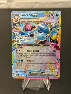 Glaceon ex (026/131) Holiday 2025 Snowflake Stamp Promo - Pokemon TCG: PRE - Image 1