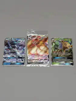 Pokemon Eevee Promo Lot – Glaceon GX SM147 Leafeon GX SM146 Eevee VMAX SWSH087 - Image 1