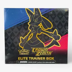 Crown Zenith ETB Elite Trainer Box Pokemon TCG Factory Sealed - Image 1