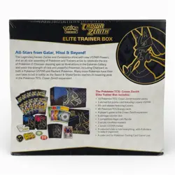 Crown Zenith ETB Elite Trainer Box Pokemon TCG Factory Sealed - Image 2