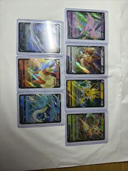 Pokemon TCG Eevee,Espeon,Joleen,Leafeon,Umbreon,Flareon,Vaporeon - Image 1