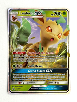Pokemon TCG Leafeon GX SM146 Promo Sun & Moon - Image 1