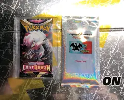 1 Pokemon TCG Lost Origins Booster Pack & 1 Legacy Collectble Mystery Pack - Image 1