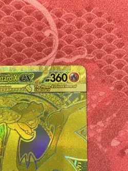 Mega Charizard X ex 130/094 Phantasmal Flames Gold Hyper Rare Pokemon Card MINT - Image 5