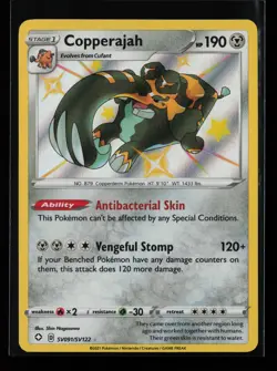 Copperajah SV091/SV122 Shiny Holo Rare Shining Fates: Shiny Vault Pokemon Card - Image 1