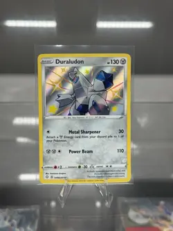 Pokemon TCG Duraludon SV092/SV122 Shiny Vault Rare Holo Card Shining Fates - Image 1