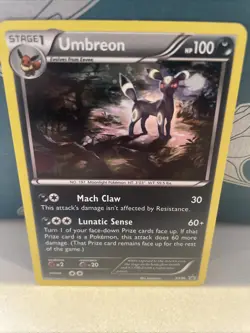 Pokemon TCG Umbreon XY XY96 Holo Promo Card Light Play - LP Condition - Image 2