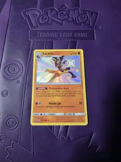 Lucario SV22/SV94 Hidden Fates Shiny Vault Holo Card Mint/Near Mint - Image 1