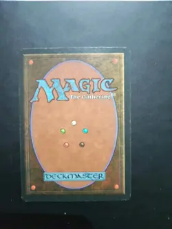 Mtg Demonic Tutor SIGNED Fbb First Edition Black Border French Douglas Shuler NM - Image 2