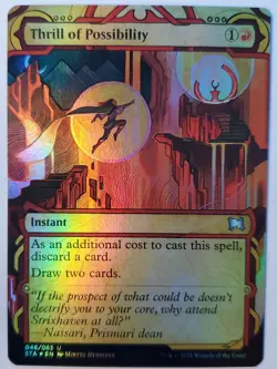 1x Thrill of Possibility Strixhaven: Mystical Archives Foil - NM Condition - Image 1