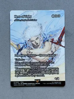 Hero of Light (Showcase) 0001 Regular MTG Final Fantasy FCA Through The Ages NM - Image 1