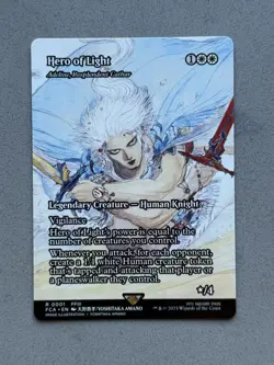 Hero of Light (Showcase) 0001 Regular MTG Final Fantasy FCA Through The Ages NM - Image 3