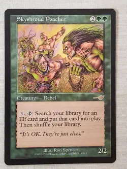 NM Skyshroud Poacher Nemesis Mtg Magic the Gathering - Image 1
