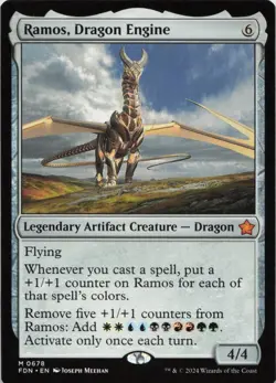 mtg magic ramos dragon engine foundations ENGLISH dragon machine fondations - Image 1
