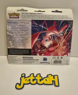 Pokemon - Fusion Strike - 3-Pack Blister (Espeon) SWSH08 NEW/SEALED! - Image 4