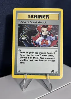 Pokemon TCG Rocket's Sneak Attack 16/82 Team Rocket Holo Rare NM - Image 1
