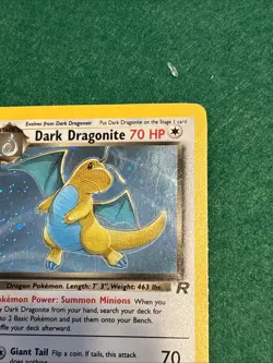 Pokemon TCG Dark Dragonite 5/82 Team Rocket Holo Rare LP - Image 3