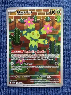 Maractus 160/159 Pokemon Card Journey Together Near Mint Full Art Holo Rare TCG - Image 1