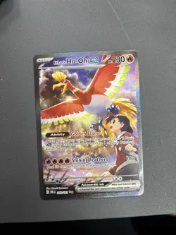 Pokemon TCG, Ethan’s Ho-Oh EX, Destined Rival, SIR, Near Mint, 230/182 - Image 1