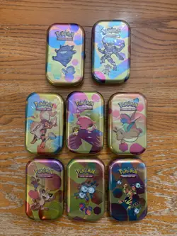 Pokemon Scarlet And Violet 151 Mini Tin Lot Of 8 Factory Sealed NO ART REPEATS! - Image 1
