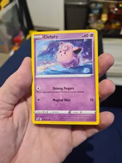 Pokemon Clefairy 074/192 Rebel Clash Regular Common - Image 1