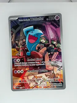2023 Pokemon Scarlet & Violet Team Rocket's Wobbuffet 203 NM - Image 1
