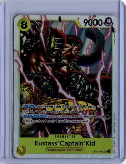 Eustass"Captain"Kid OP10-112 Royal Blood One Piece TCG - English NM SR Foil - Image 1