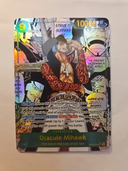 Dracule Mihawk OP14 Manga (English) Fresh Pull ONE PIECE TCG MIHAWK MANGA - Image 1