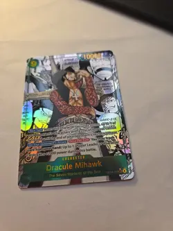 Dracule Mihawk OP14 Manga (English) Fresh Pull ONE PIECE TCG MIHAWK MANGA - Image 4