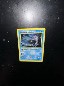 Pokemon Shining Gyarados Secret Rare Holo Card 65/64 Neo Revelation TCG English - Image 4