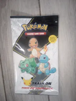 Pokemon TCG Kanto First Partner Pack 25th Anniversary Train On Jumbo Cards - Image 1