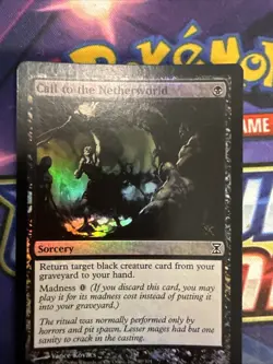 Time Spiral MTG Foil Call to the Netherworld Magic - Image 1