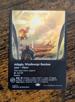 MTG - Borderless Foil - Adagia, Windswept Bastion - Edge of Eternities⭐ - Image 1