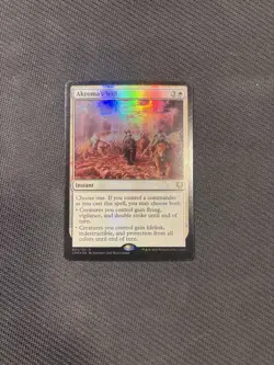 1x FOIL Akroma's Will # 615 Commander Legends Magic the Gathering NM - Image 1